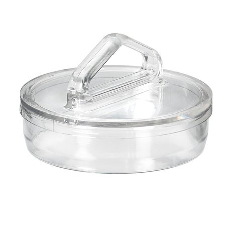 Visipak CLOSURE-ROUND HANG PLUG-1/2"-(FDA)-CLEAR, 2500PK 301972